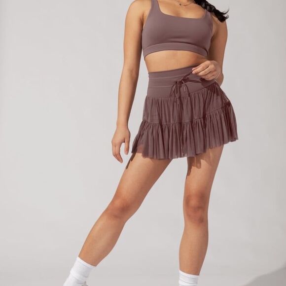 NWT Popflex Pirouette Skort Peppercorn 2x - Picture 6 of 9